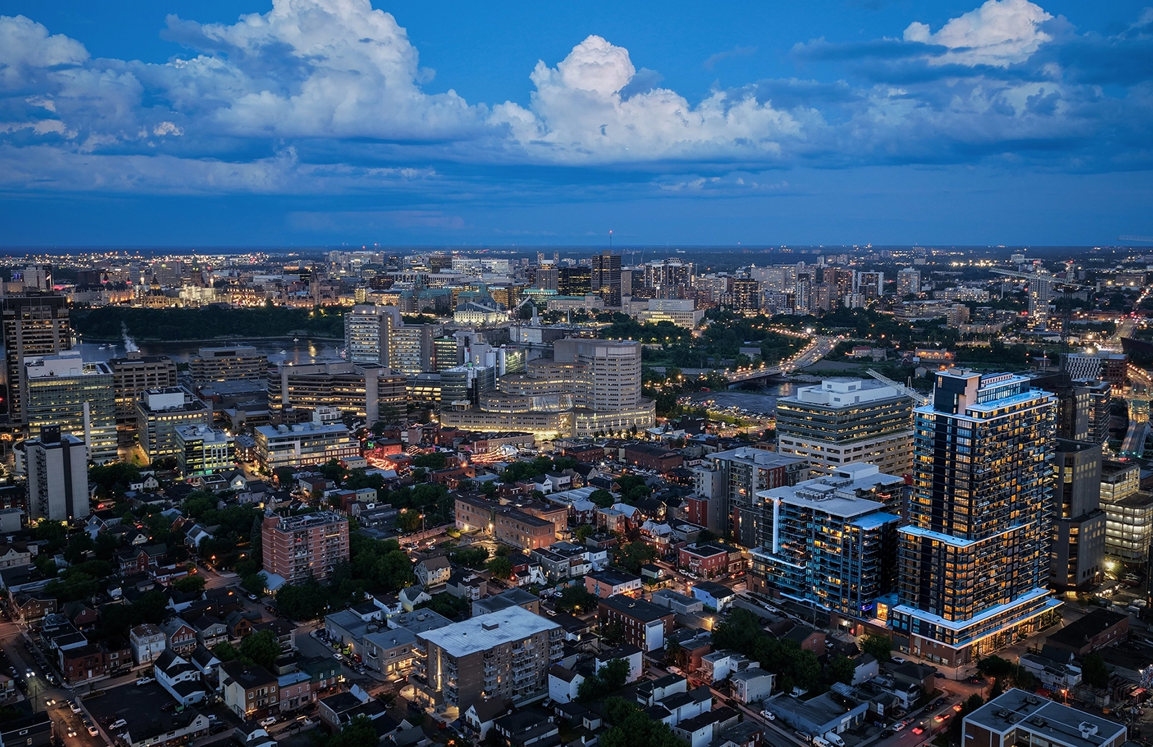 New condos for rent in Ottawa-Gatineau near Parliament Hill in downtown Ottawa.